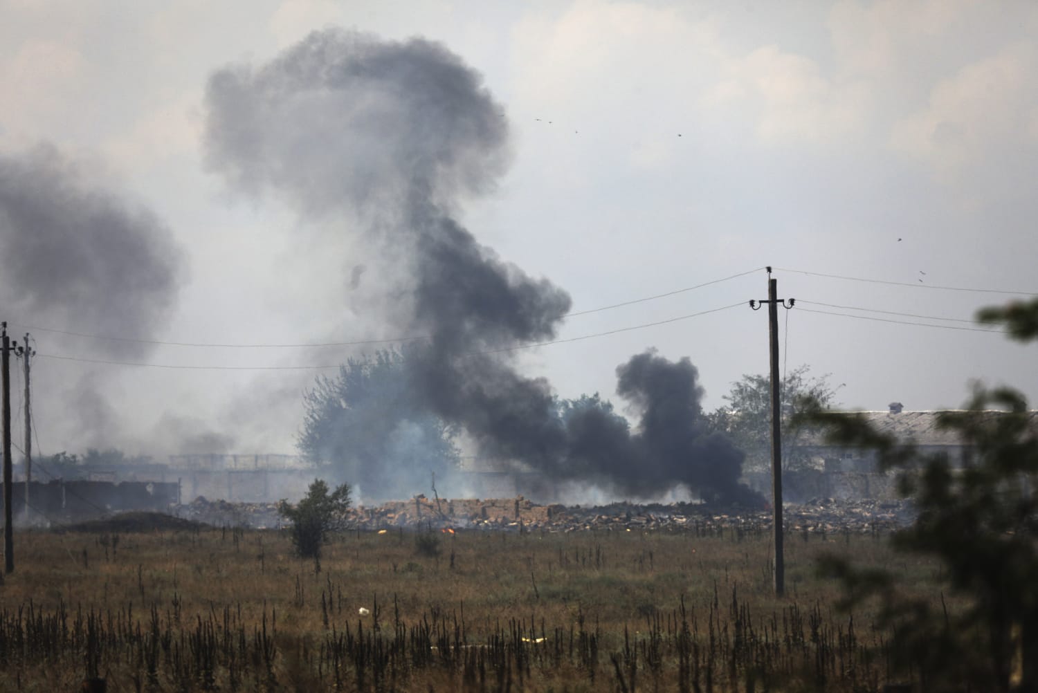 Russian military sites in Crimea keep exploding, hinting at an ambitious Ukrainian offensive
