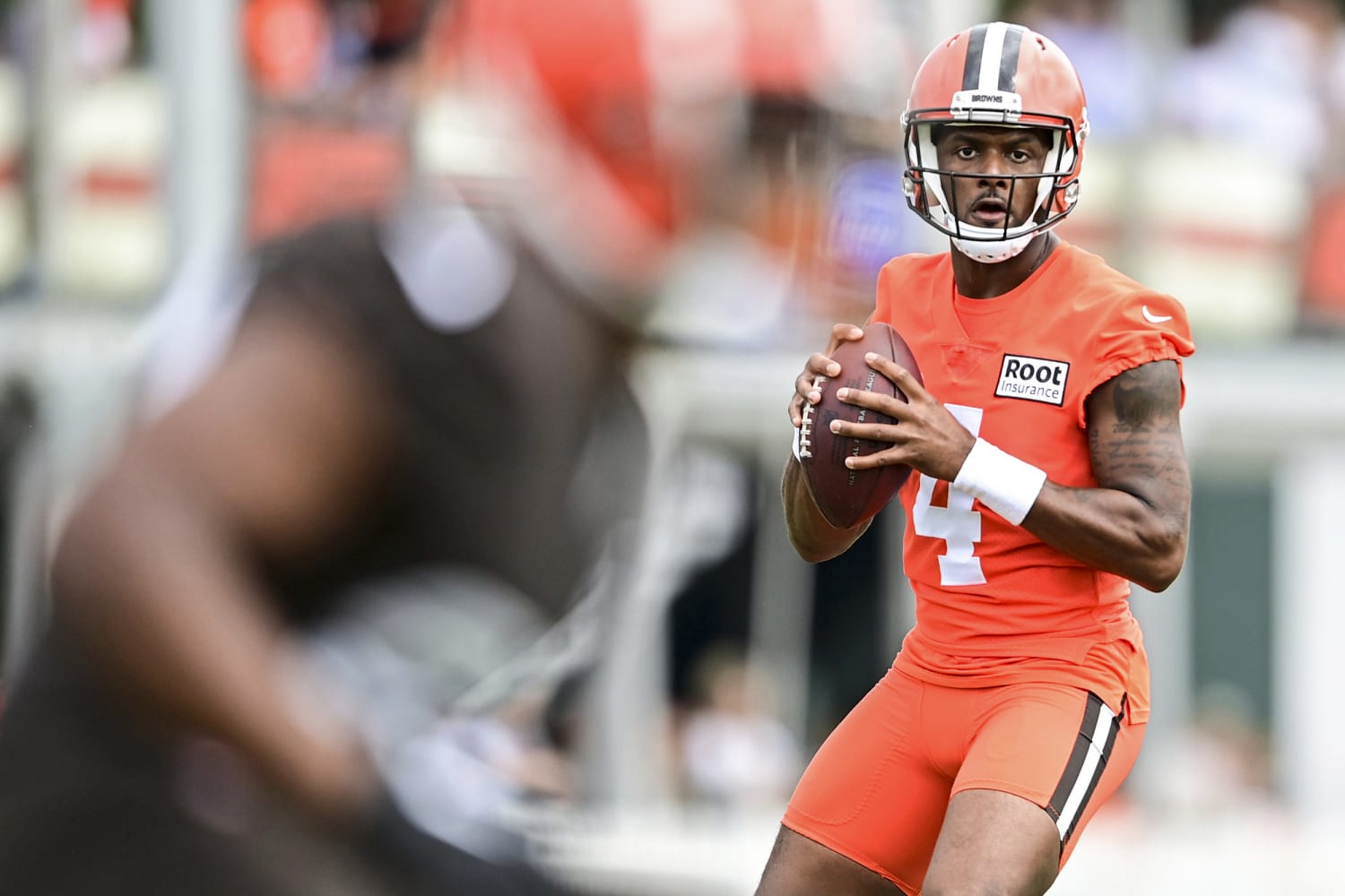 Browns QB Deshaun Watson suspended 6 games by NFL Disciplinary Officer Sue  L. Robinson for alleged sexual misconduct; NFL pondering appeal 