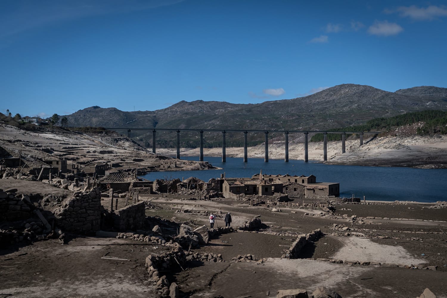 Receded Reservoir Uncovers Ghost Town in Utah During Drought