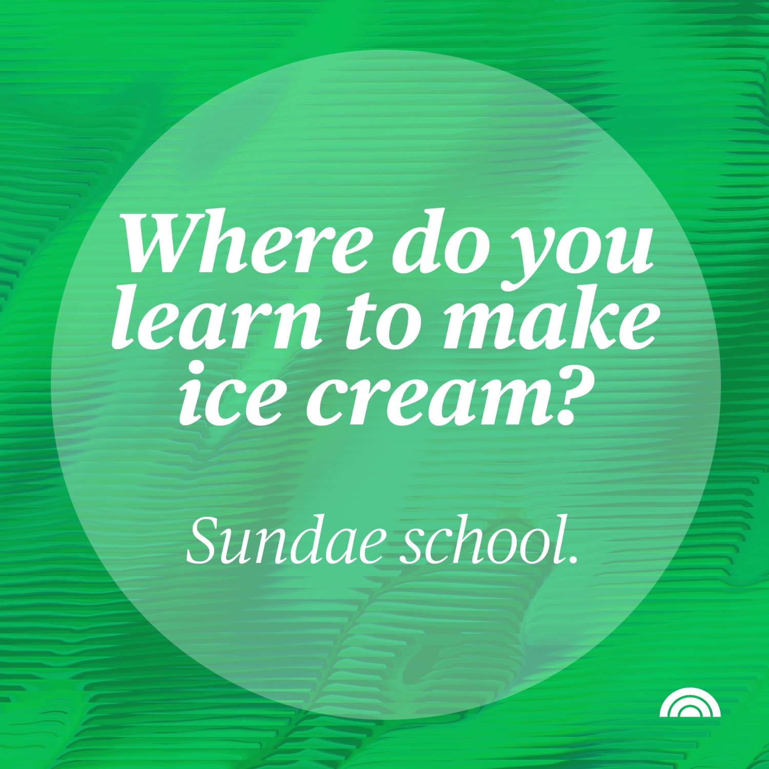 Dad Jokes Sundae School F38752 