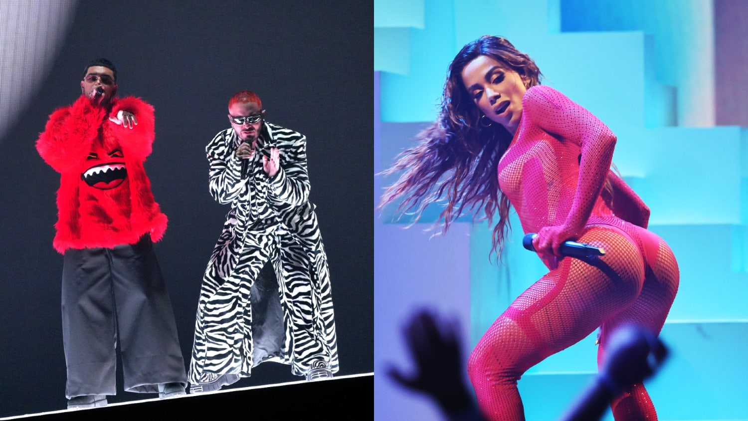 J Balvin, Ryan Castro, Bad Bunnyy Anitta conquistan los MTV VMAs