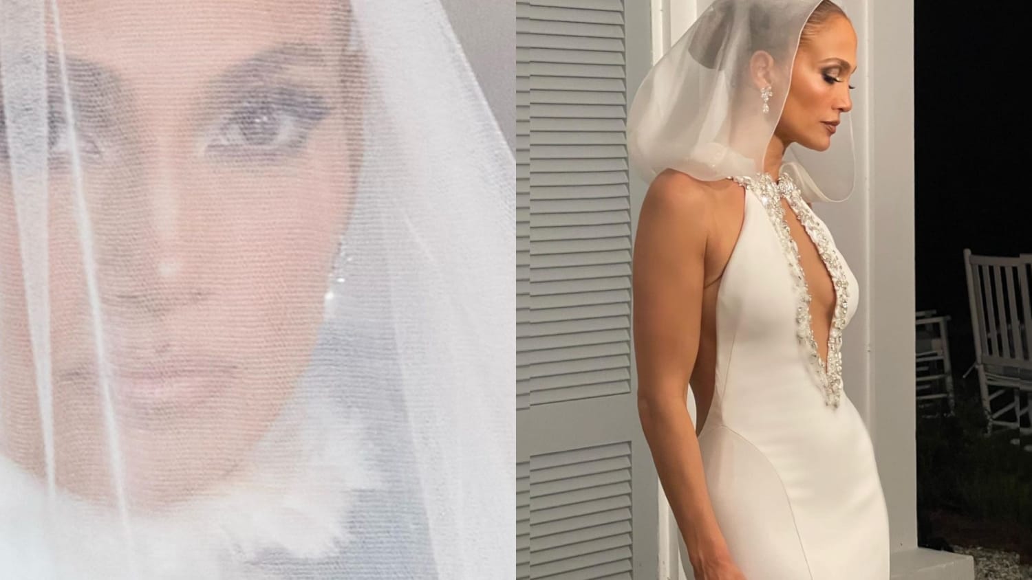 Jennifer Lopez y sus vestidos de novia en Las Vegas