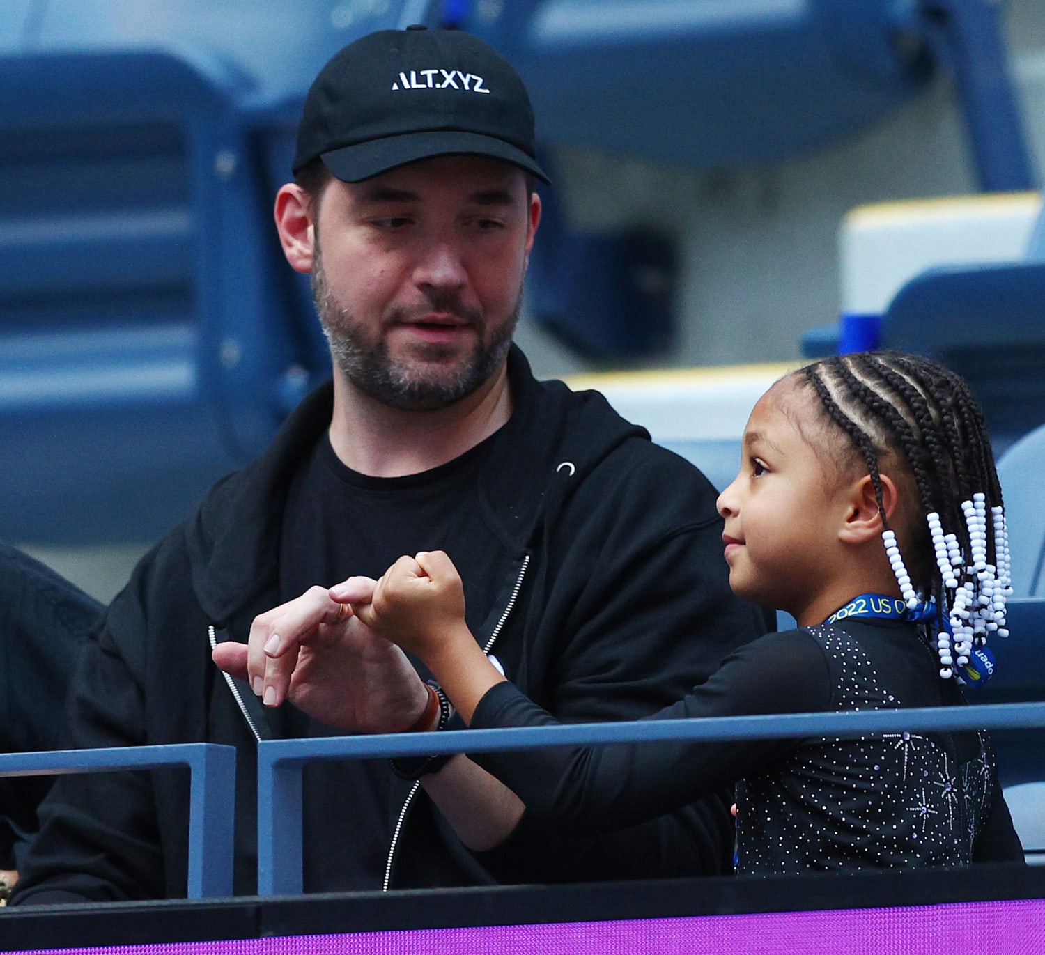 Serena Williams' Daughter Olympia Wears Her Mom's Iconic Beads and  Sparkling Outfit at U.S. Open