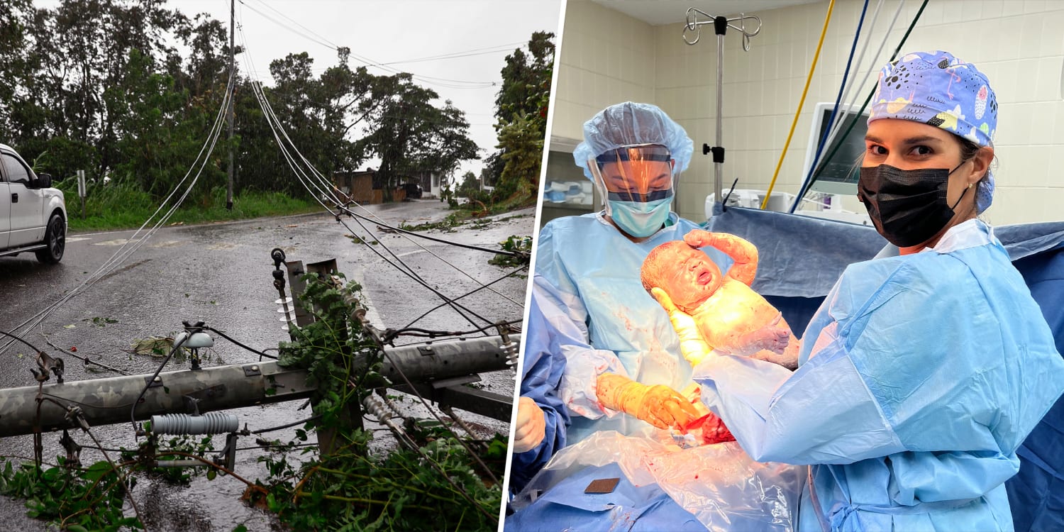 This OB-GYN helped deliver a baby as Hurricane Fiona made landfall in Puerto Rico