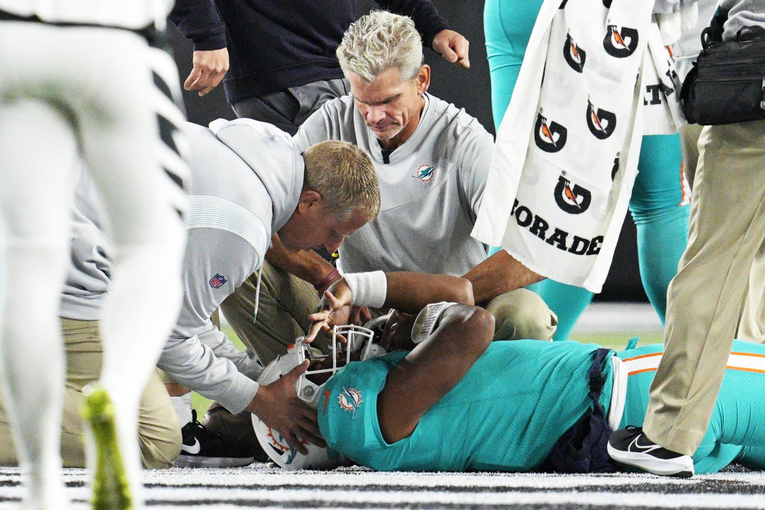 Consultant who cleared Dolphins' Tagovailoa to play after head blow is fired