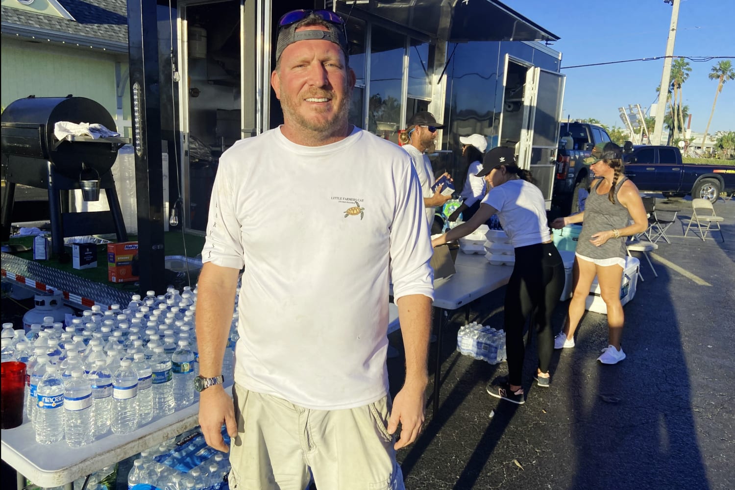 Left in ‘dire straits’ by Hurricane Ian, Floridians find comfort in a local chef’s free meals