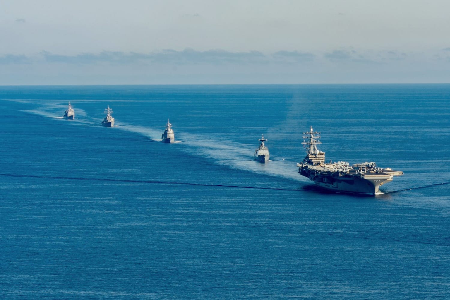 U.S. carrier, South Korea warships start new drills after Kim’s missile launches