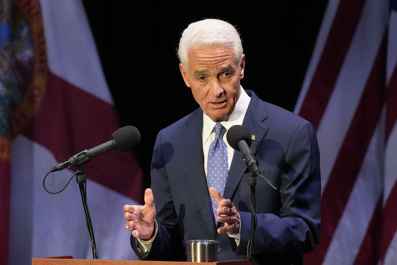 Crist to DeSantis: Will you run for president? Florida governor refuses to  say in caustic debate