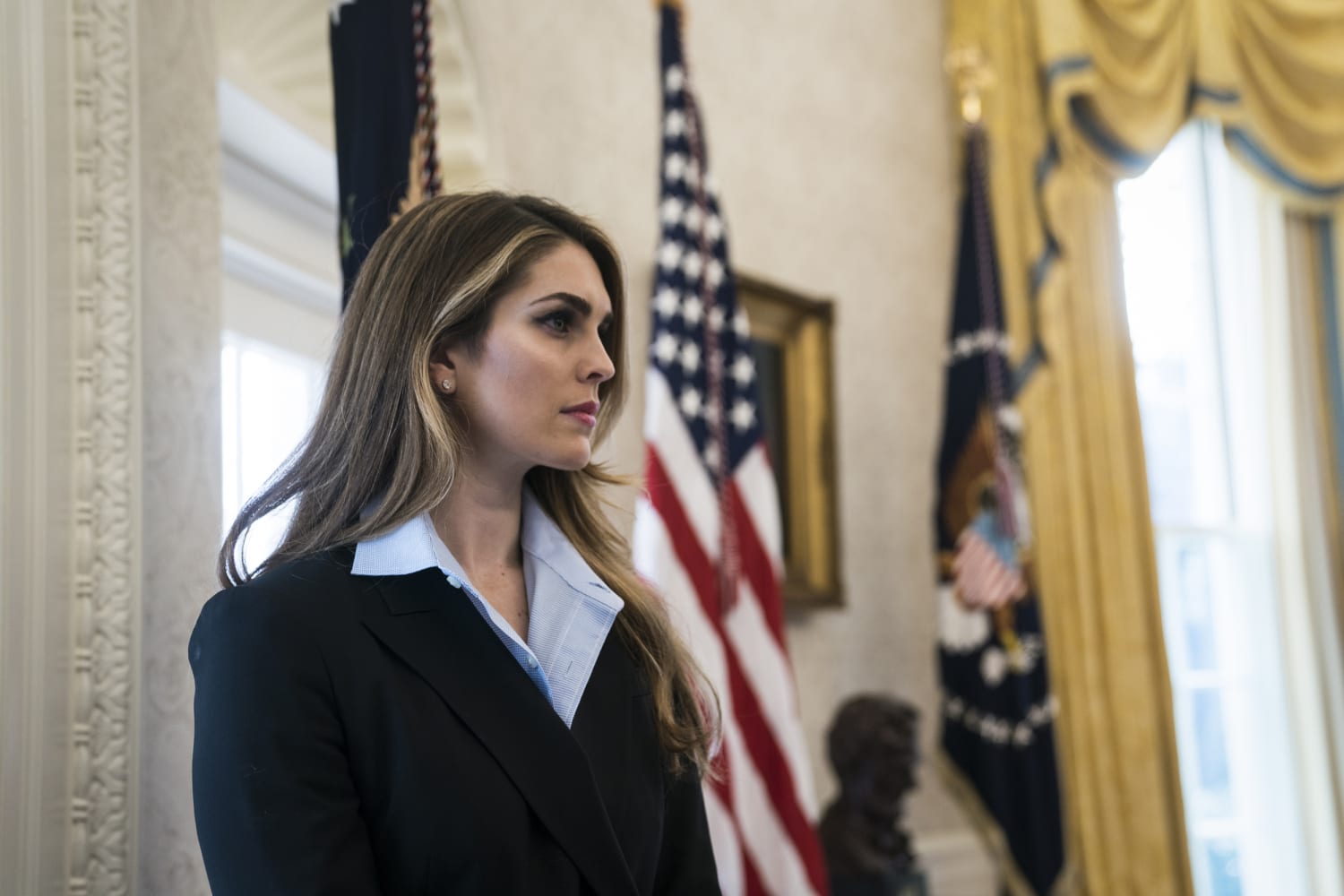 Hope Hicks, a longtime Trump aide, interviewing with Jan. 6 committee