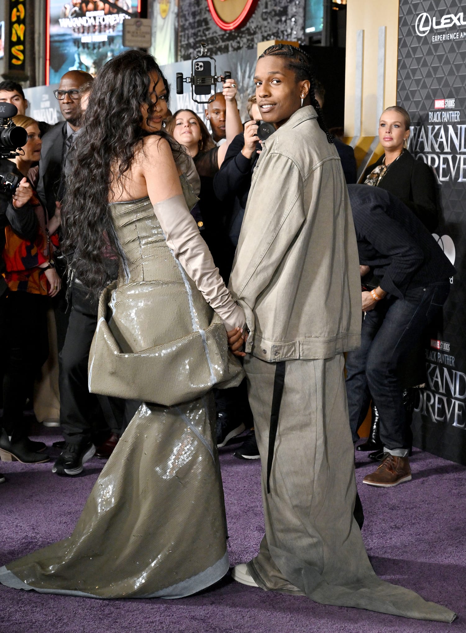 Rihanna, Michael B. Jordan & More At 'Black Panther 2' Premiere