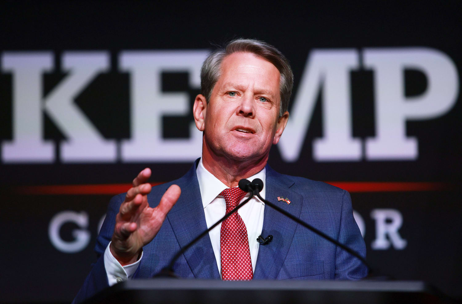 Georgia Republican Gov. Brian Kemp wins re-election, defeating Stacey Abrams in rematch