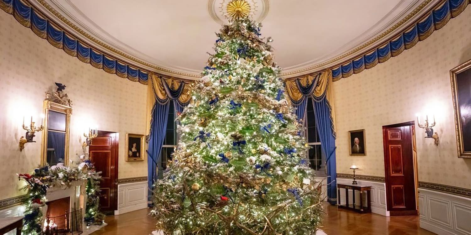 Official 2023 White House Christmas Ornament and Official 2022 White House Christmas Ornament, Bundle