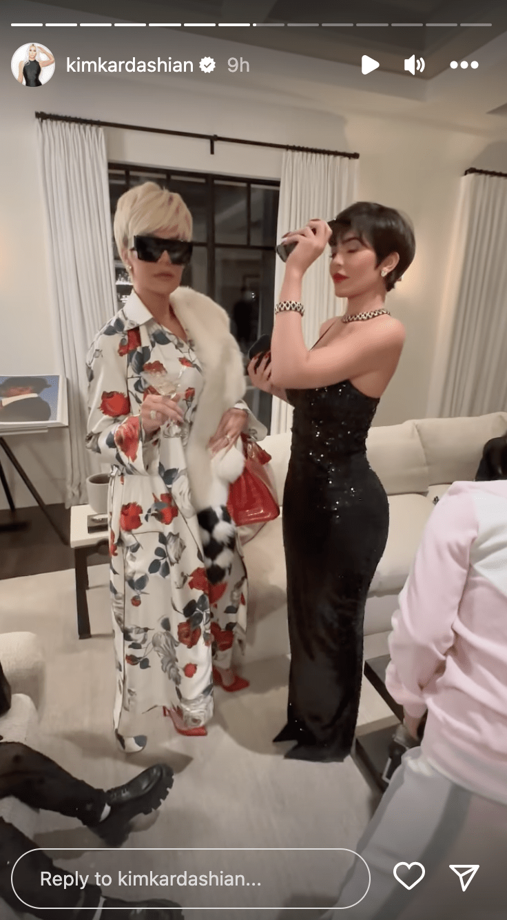 Kylie Jenner and Kris Jenner Wearing Matching Outfits