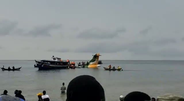 Tanzanian passenger plane crashes into Africa's largest lake
