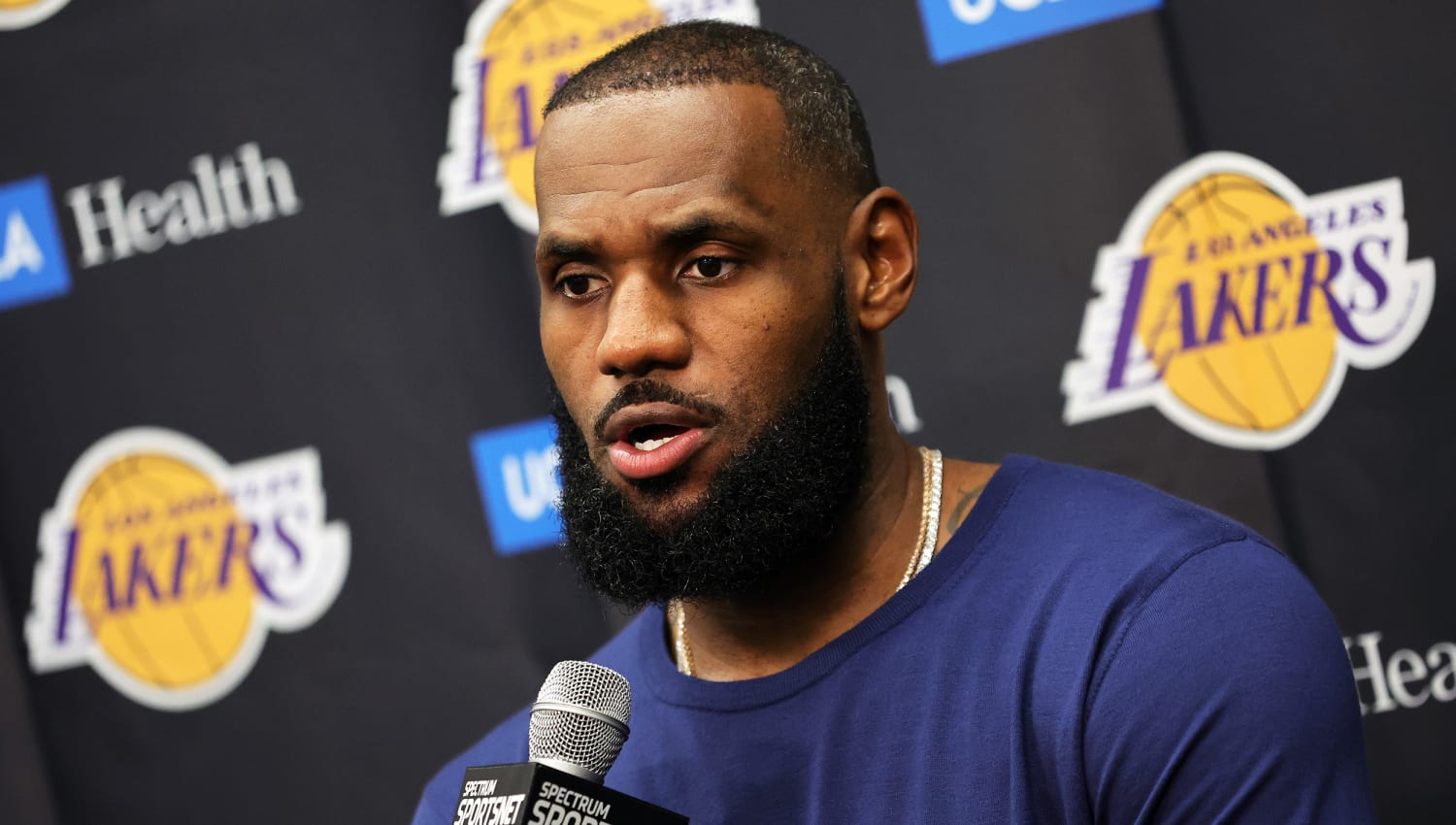 Lakers Media Day 2023 - LeBron James Press Conference 