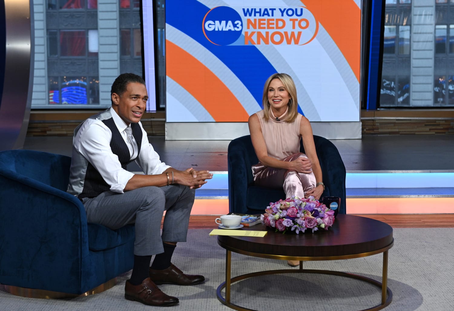 'GMA3's T.J. Holmes and Amy Robach no longer with ABC News following their romance scandal