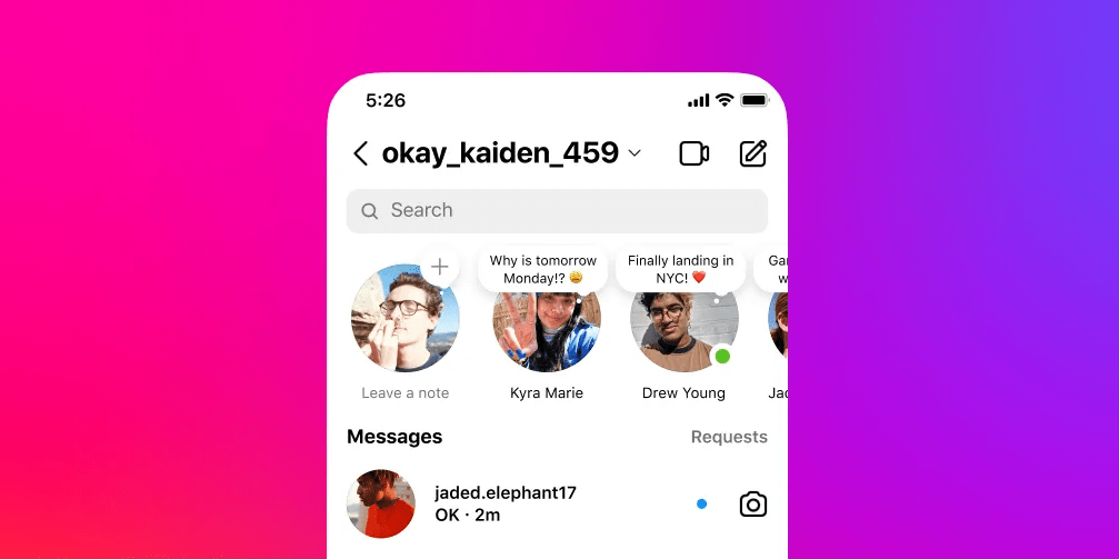 Instagram's rollout of 'notes' feature sparks nostalgia for AIM