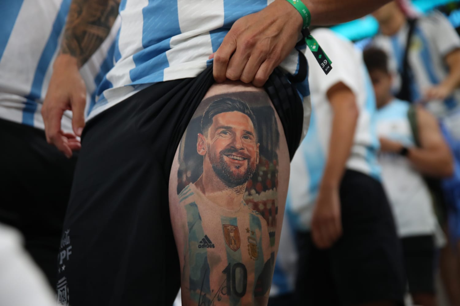 Se fiebre de tatuajes con rostro de Messi