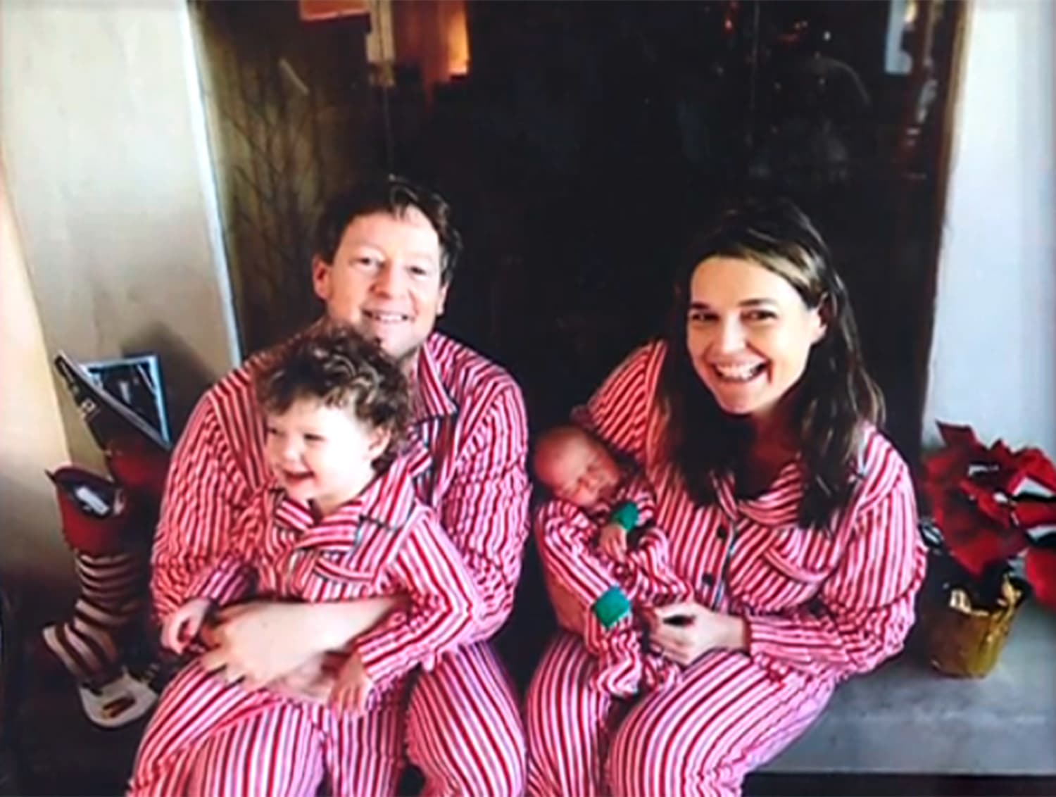 See Savannah Guthrie and her family in matching Christmas jammies over the years 