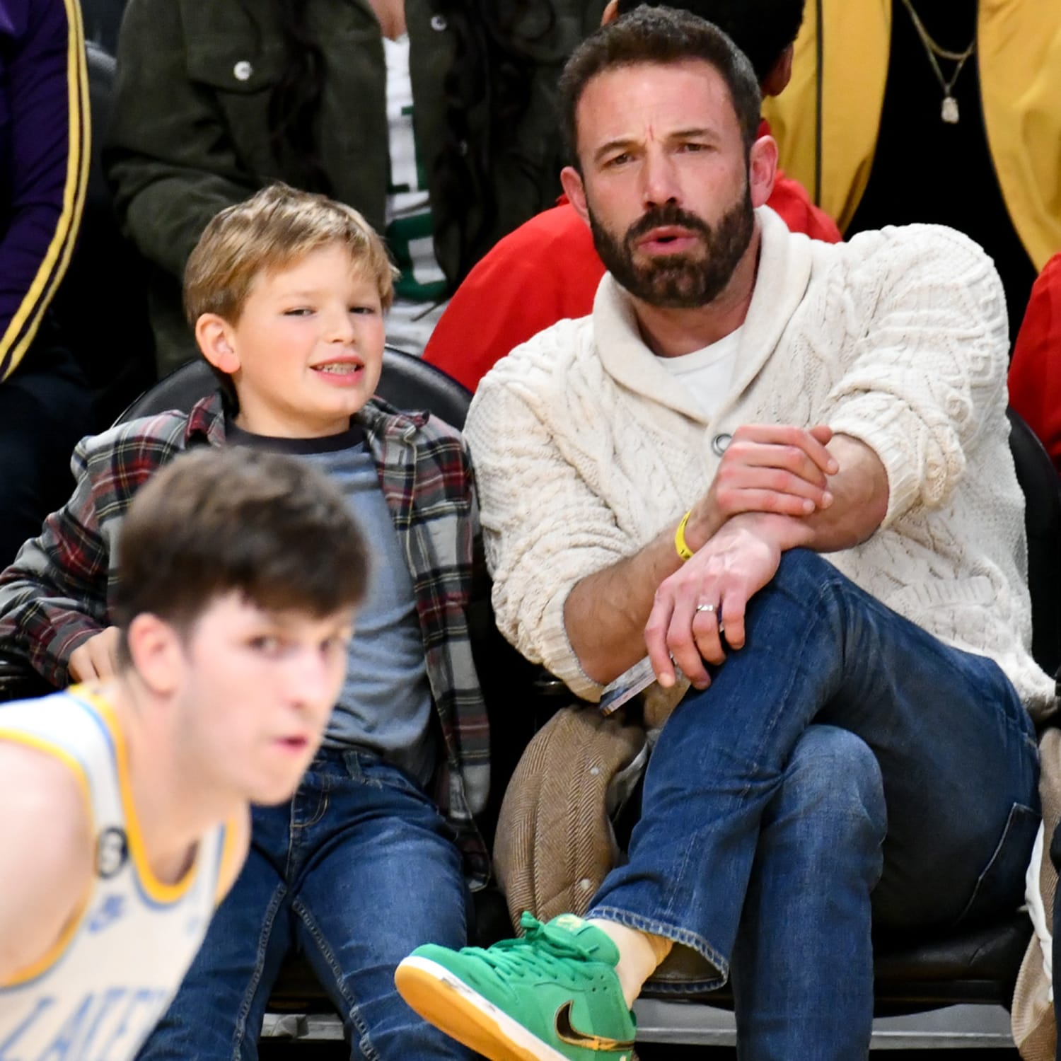 Samuel Affleck Debuts New Haircut During Father-Son Outing With Ben