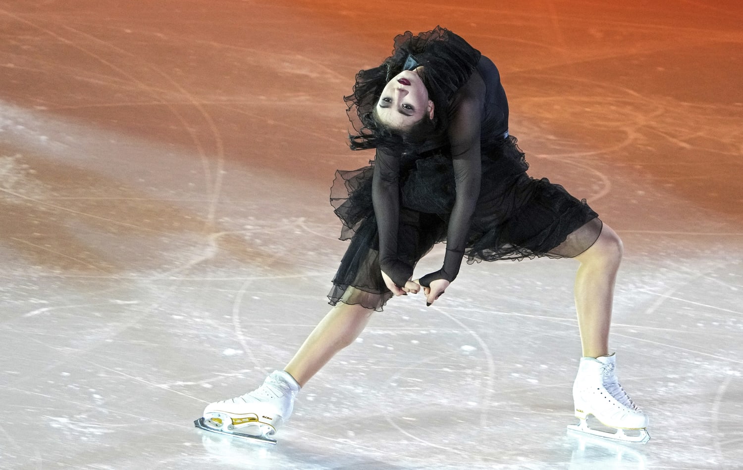 Figure Skater Re-creates Viral Wednesday Addams Dance On Ice
