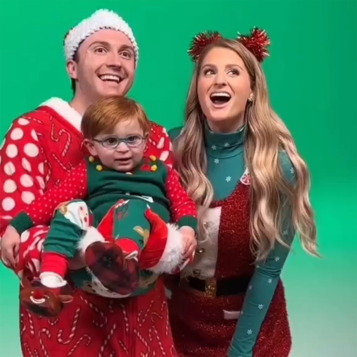 Meghan Trainor, Daryl Sabara's Son Riley Wears 'Spy Kids' Onesie