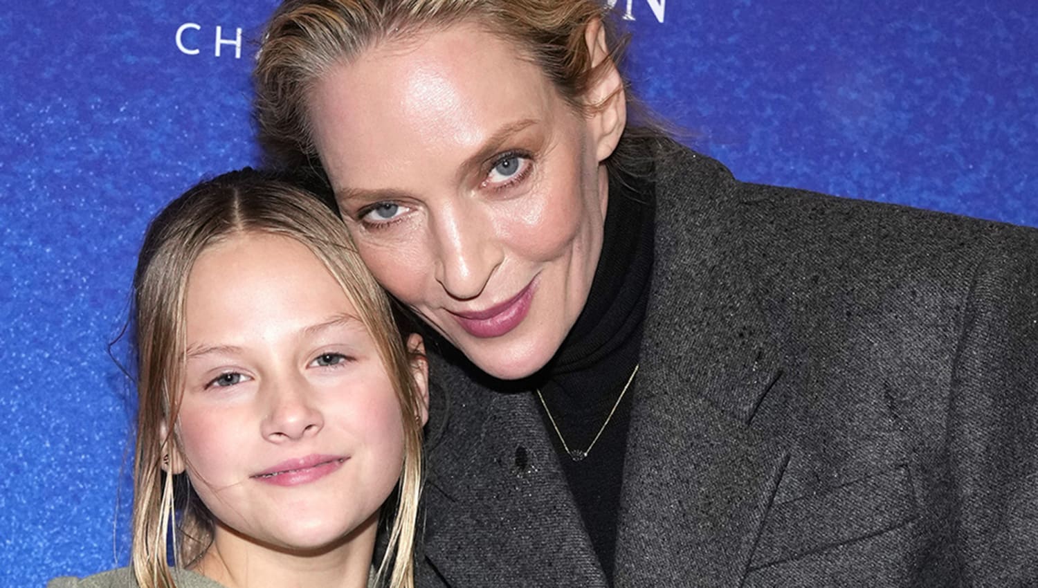 Uma Thurman leaves Cannes with baby daughter Luna