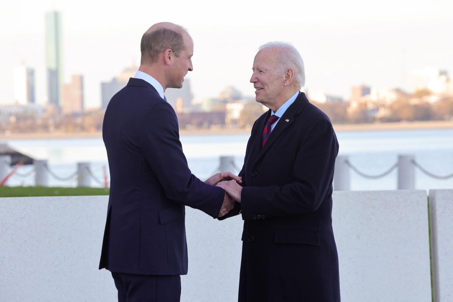 Prince William meets with President Joe Biden during Boston trip