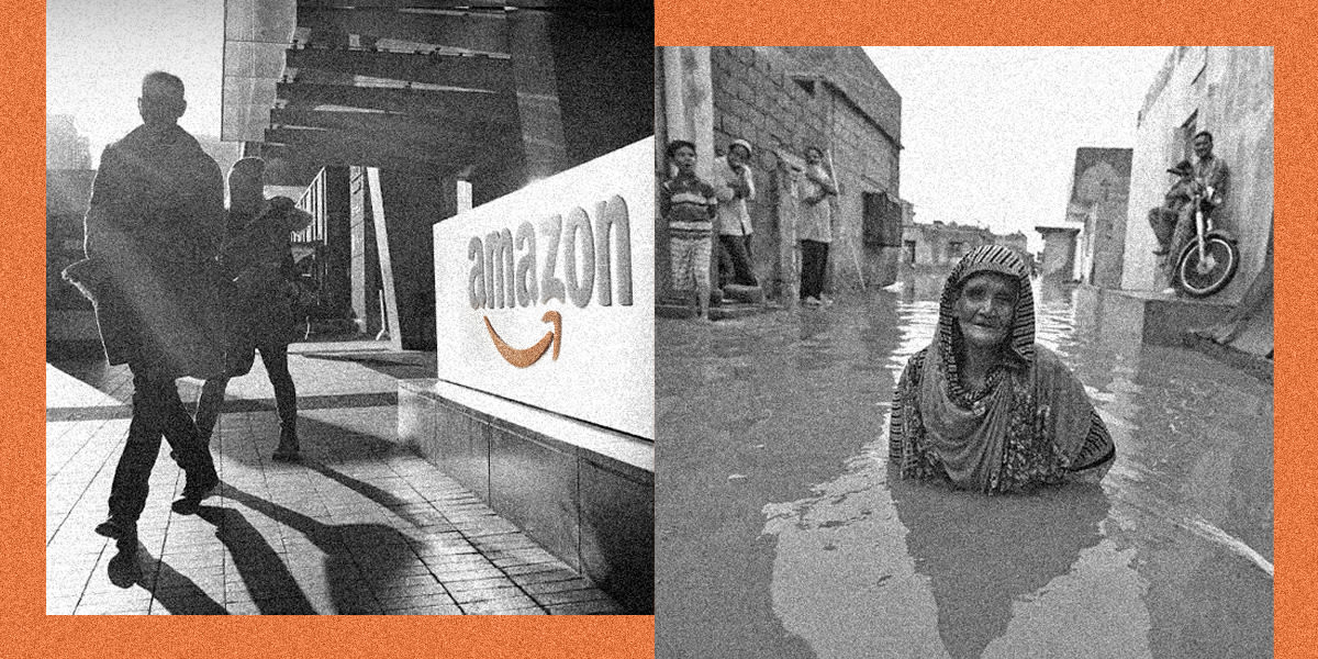 Amazon workers press company on climate change response following floods in Pakistan