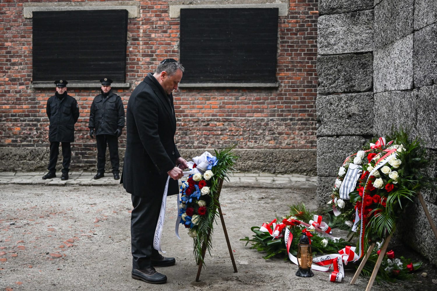 Auschwitz anniversary is marked as Europe’s peace is again shattered by war