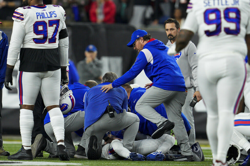 El jugador de los Buffalo Bills Damar Hamlin está en estado