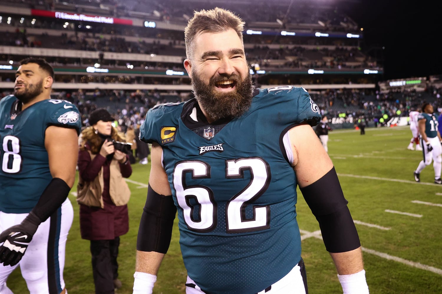 Jason Kelce's Daughter Wyatt Celebrates Eagles Win with Fight Song