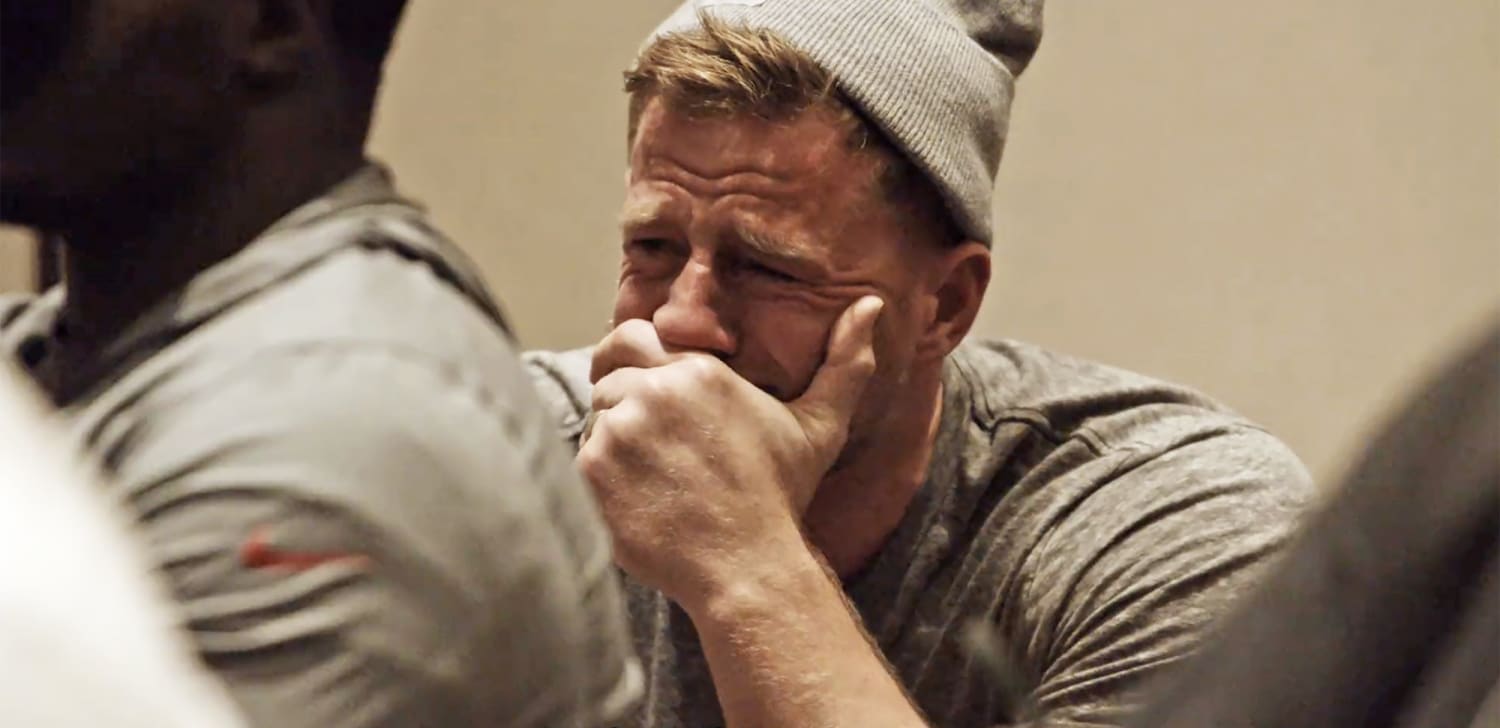 JJ Watt bids farewell to the NFL amid tears and tributes from the