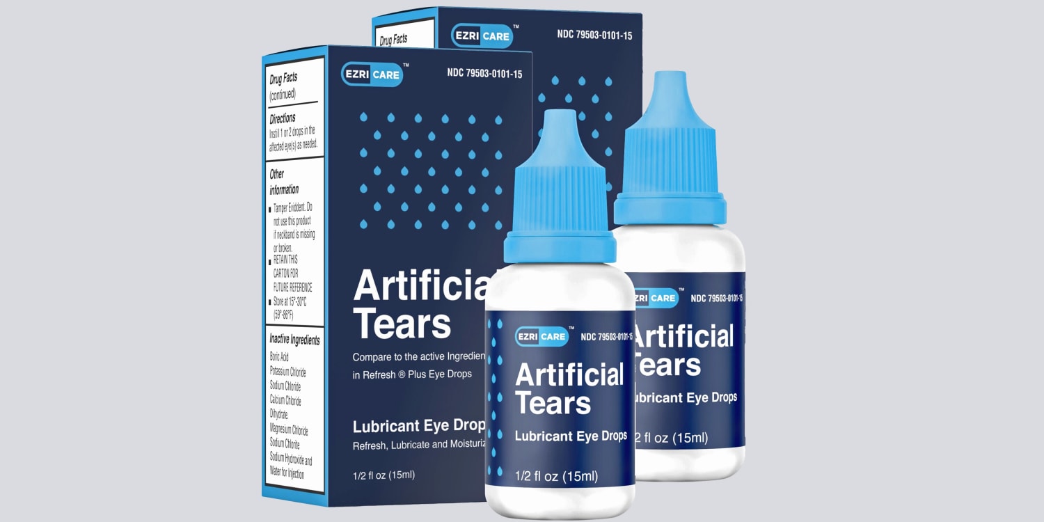  Refresh Tears Lubricant Eye Drops, 2 Count (Pack of 1) : Health  & Household