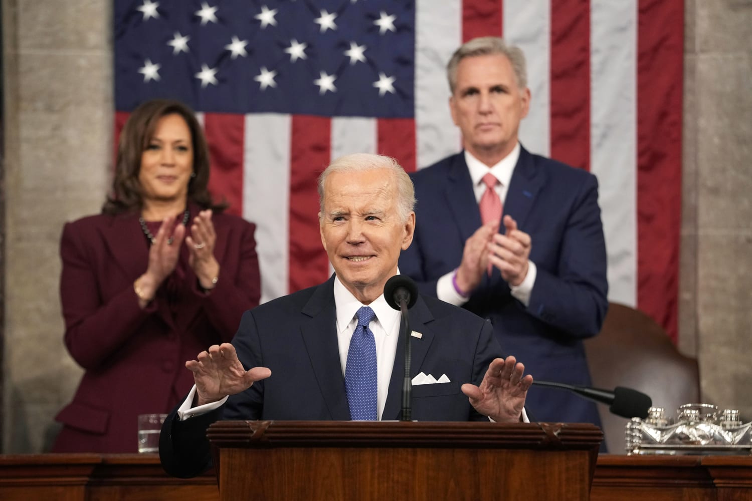 Biden touts economic progress and spars with Republicans in contentious  State of the Union address