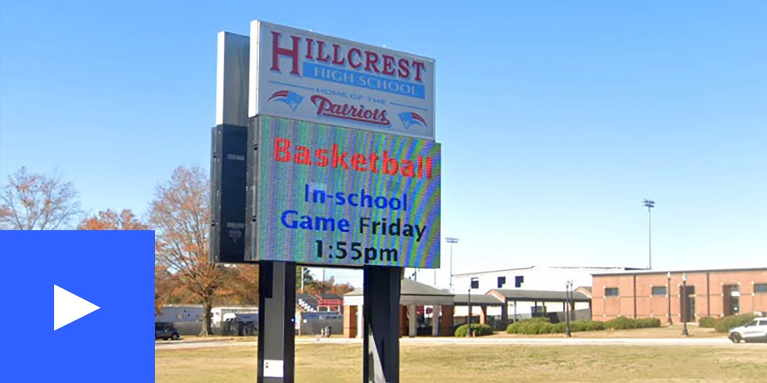 Photo of Hillcrest High School sign