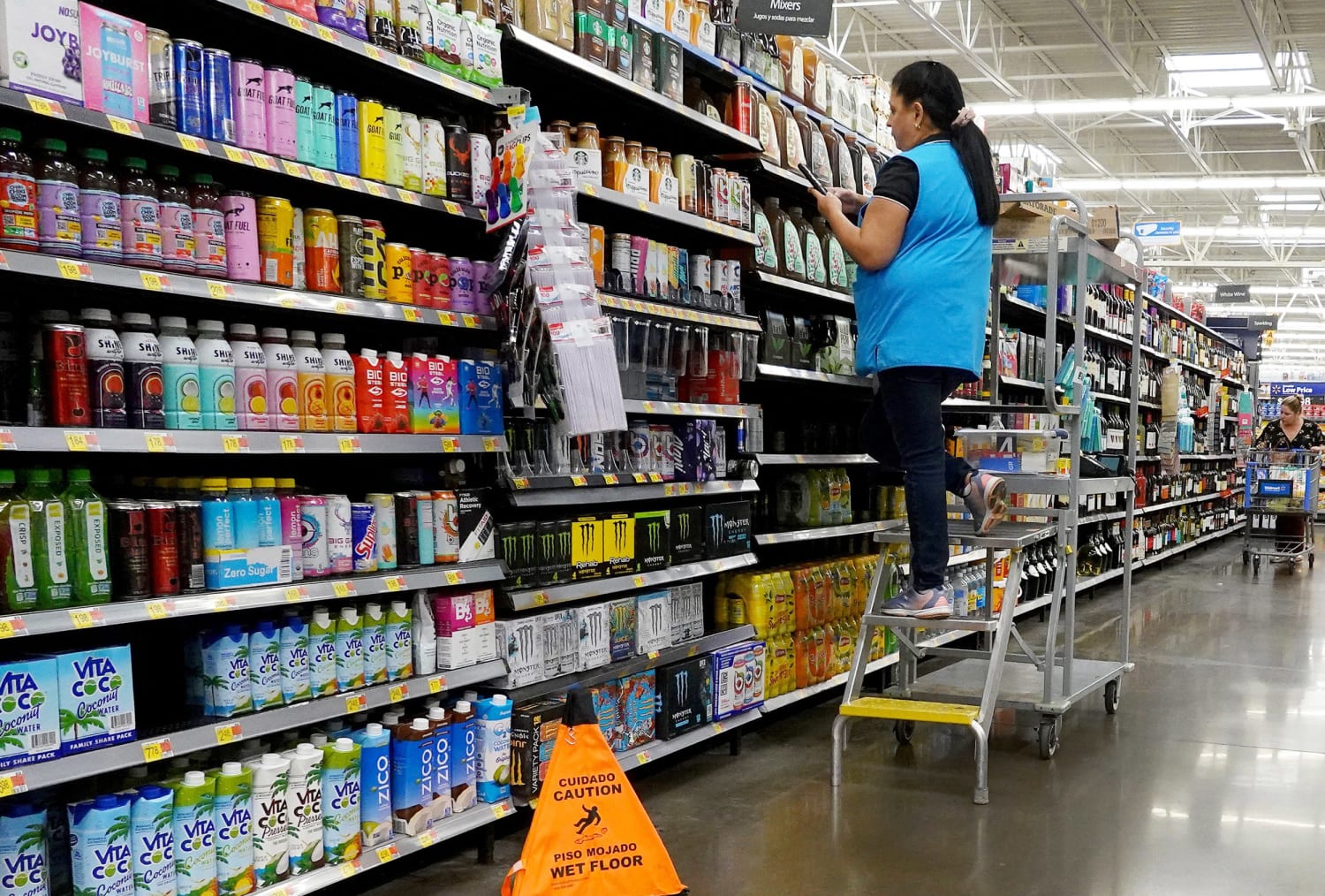 walmart grocery aisle