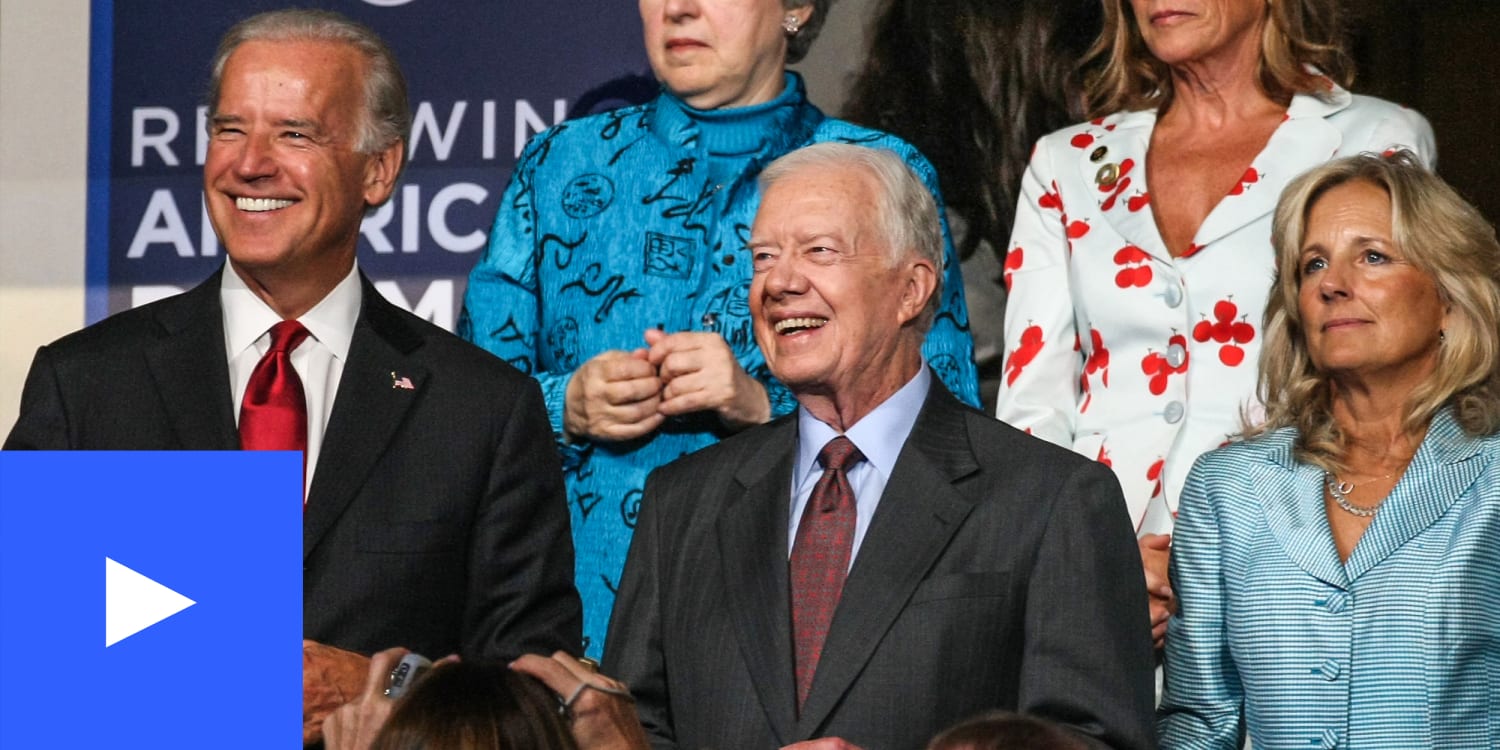 A photo of Biden and Jimmy Carter