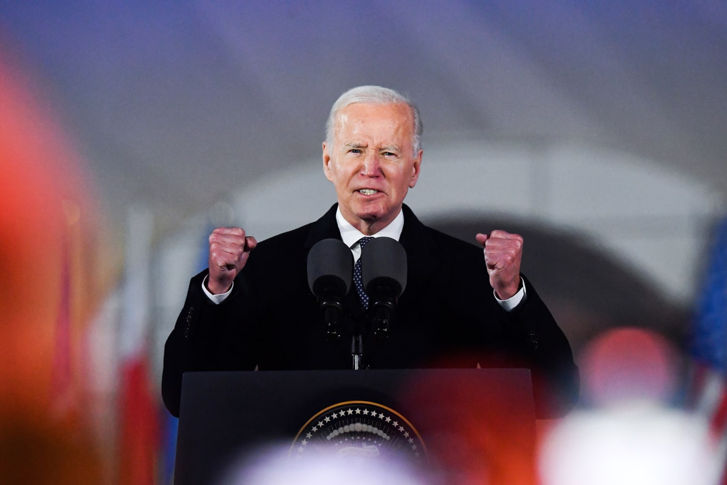 ‘No sweeter word than freedom’: Biden assails Putin and vows to keep helping Ukraine