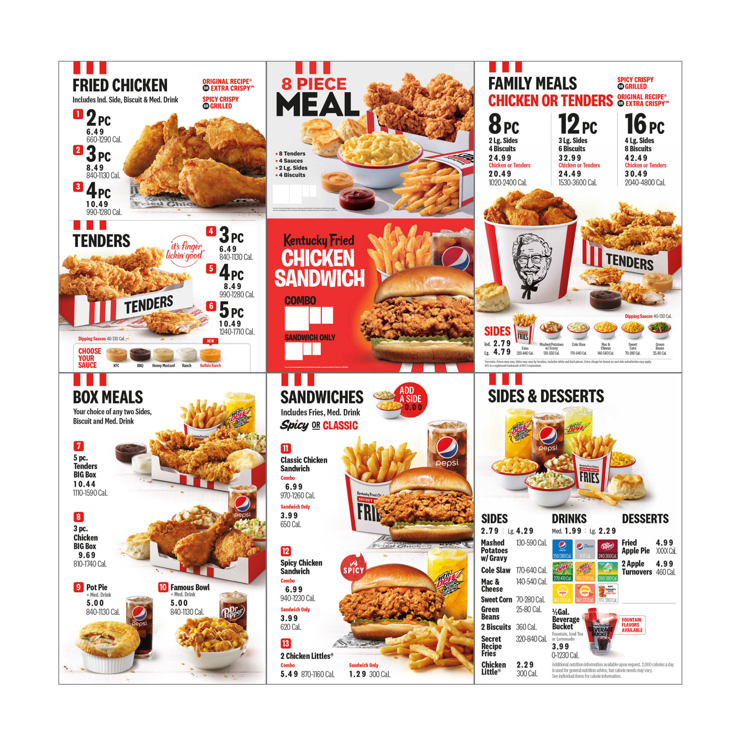 KFC Menu Items Zz 230210 01 81e550 