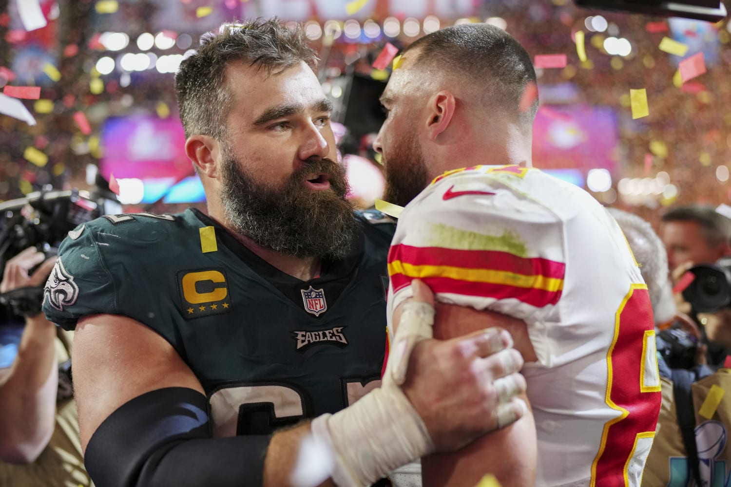 Kelce brothers out to end losing skids