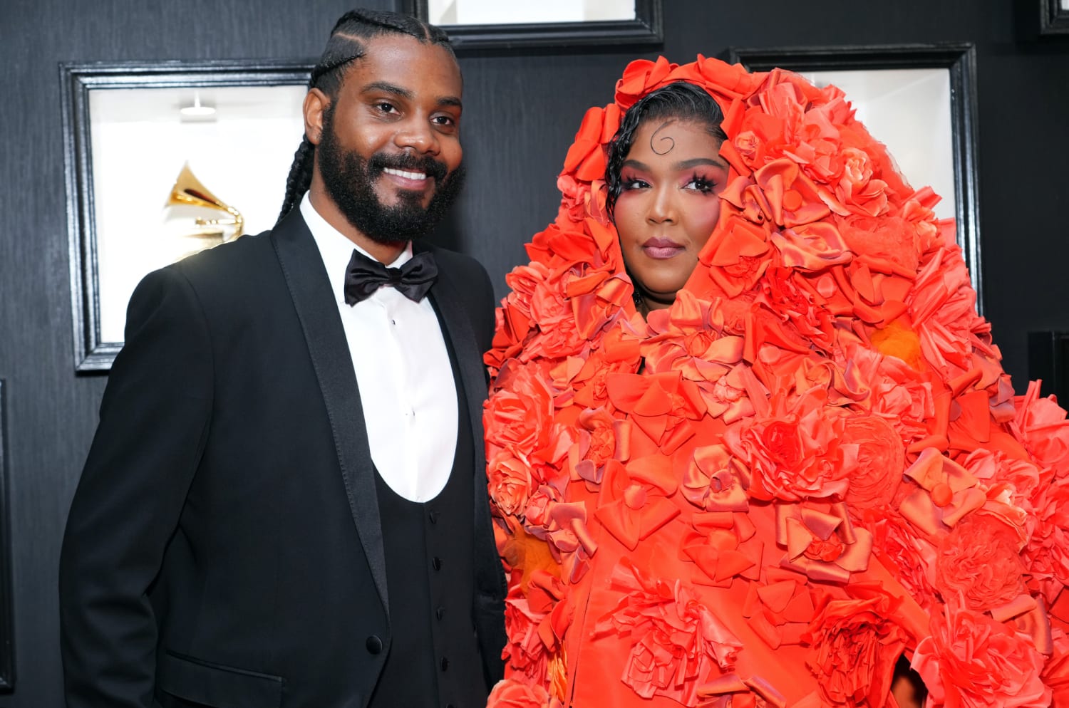 Lizzo and Boyfriend Myke Wright at the 2023 Grammy Awards