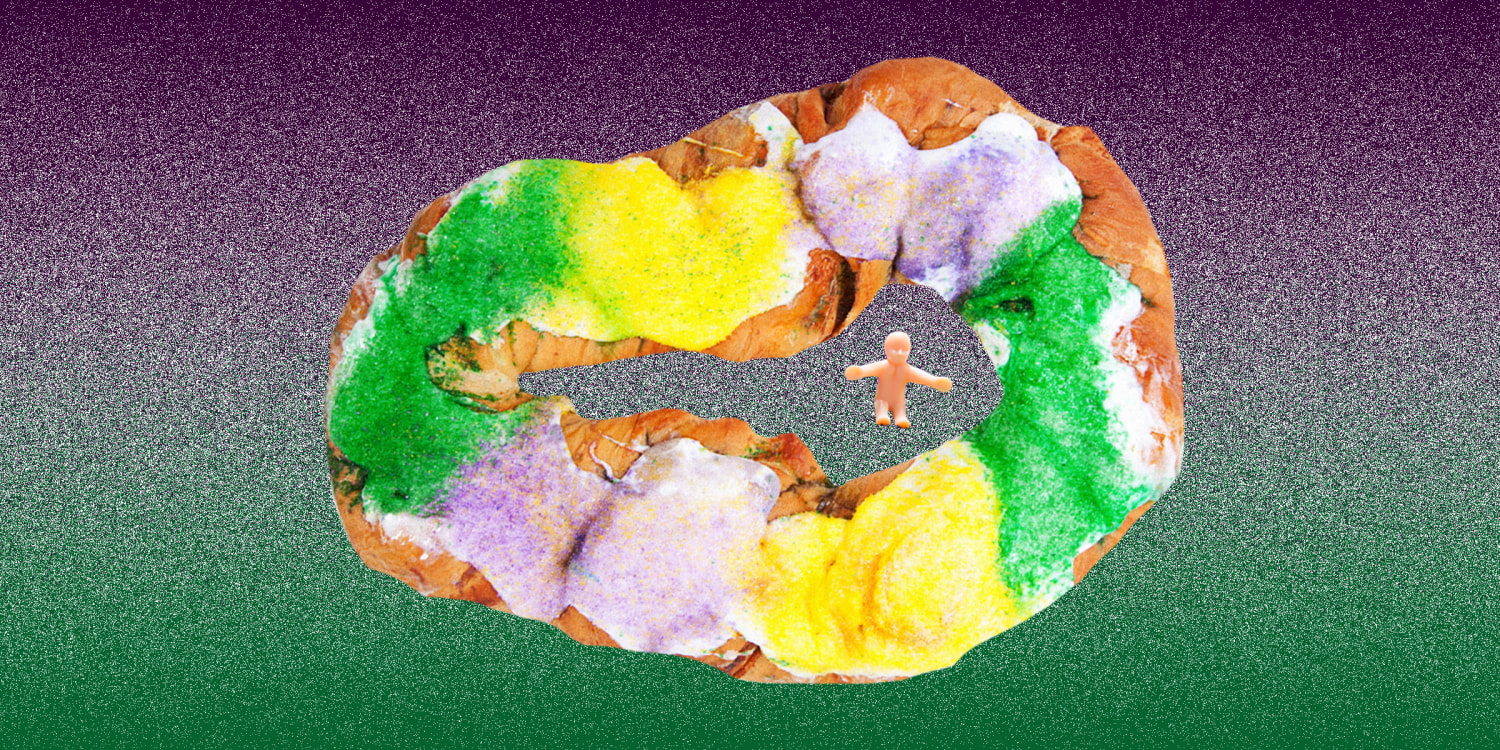 What is king cake and why is there a plastic baby inside?