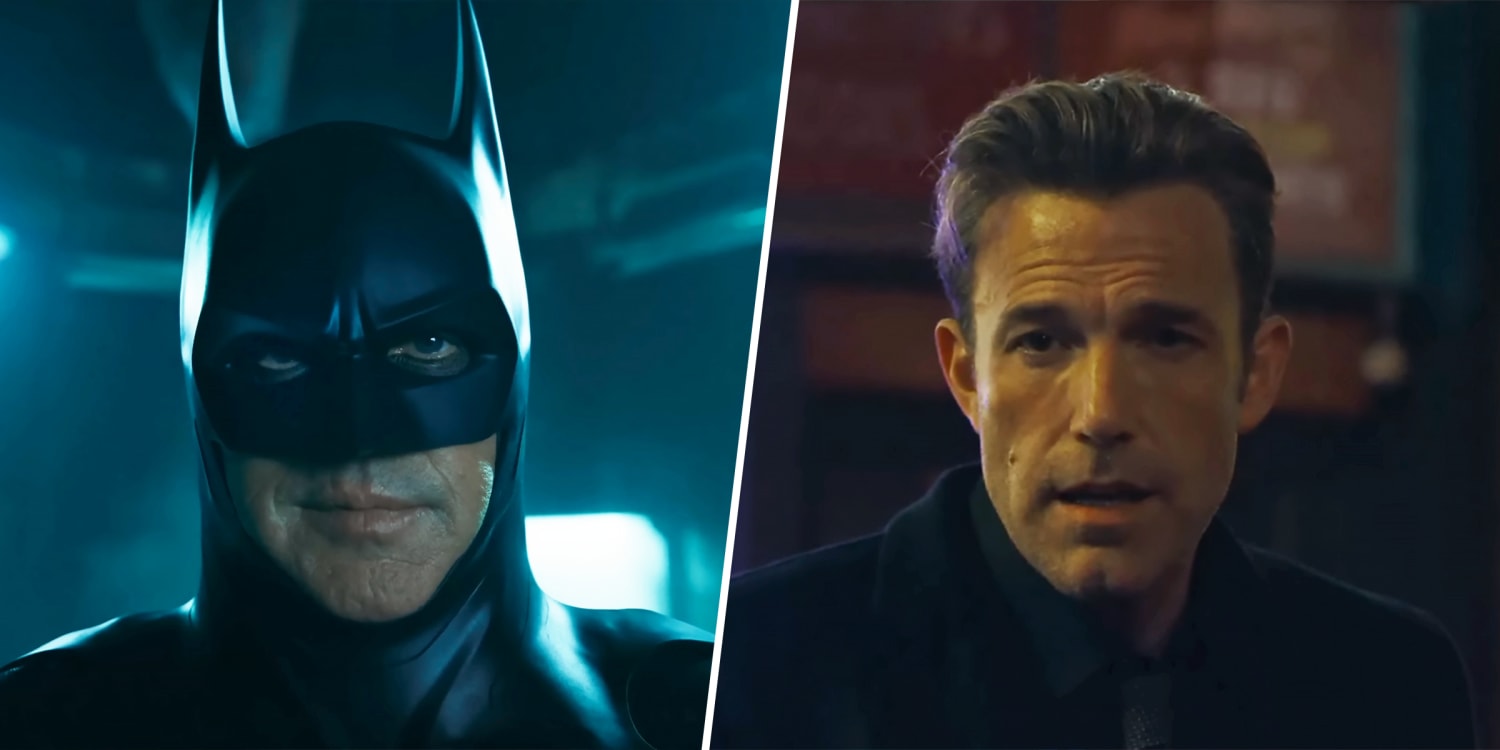 Michael Keaton and Ben Affleck Return as Batman in 'The Flash' Trailer