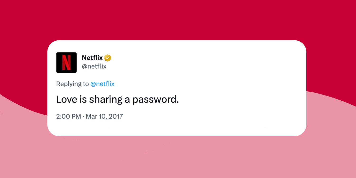 Netflix Password Sharing Tweet Ages Poorly