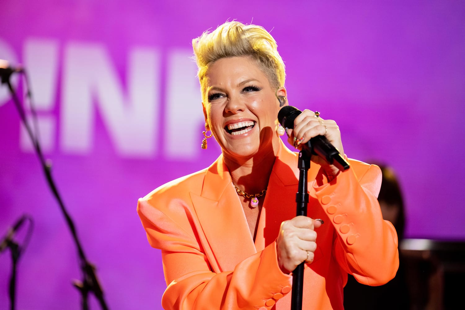 Pink uses hateful tweet as a teaching moment for her daughter: 'A good lesson in ignorance'