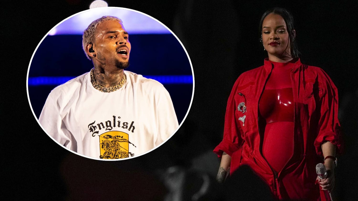 Chris Brown y la reacción al show de Rihanna en el Super Bowl 2023, image size:1500x844