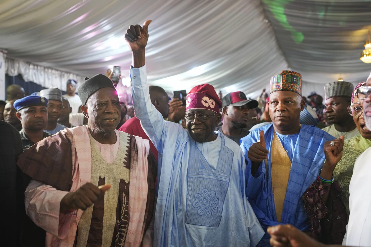 Tinubu ahead in Nigeria election as opposition parties reject vote