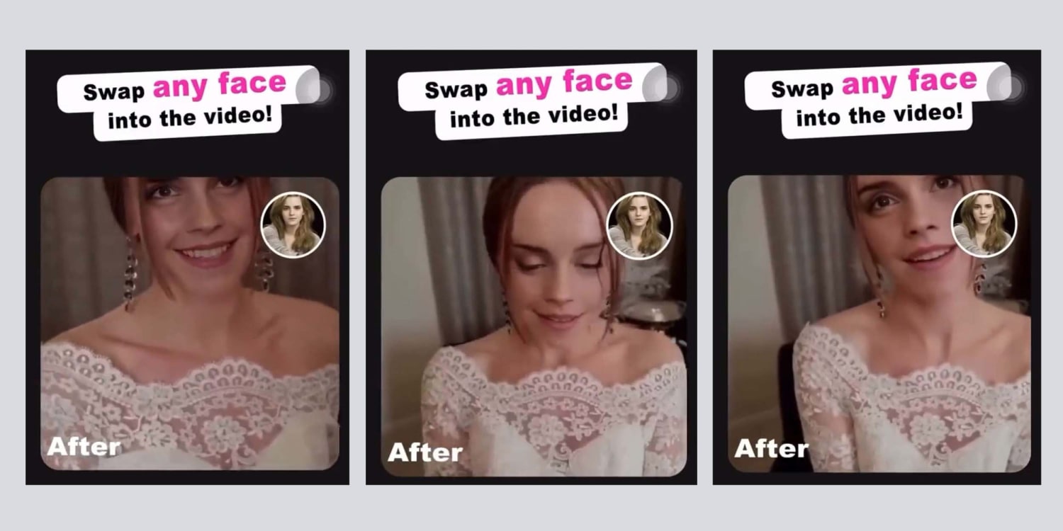 Emma Watson Sex Tape - Sexual deepfake ads using Emma Watson's face ran on Facebook, Instagram