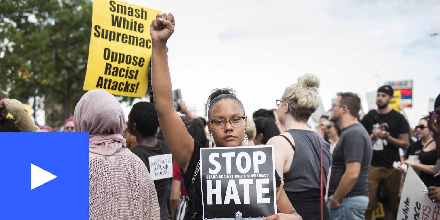 A photo of protester 